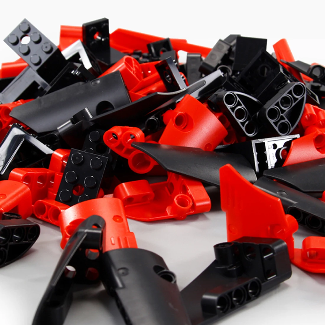  1719+Pcs 1:10 2.4G RC Fork Lift Truck DIY Building Blocks Construction Vehicle Model Brick Kit Chri