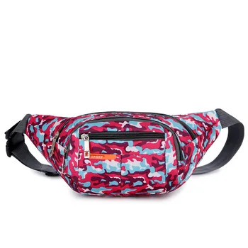 

Sports women and men waist bag multifunctional running and riding waist bag climbing large capacity camouflage running belt
