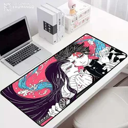 Demon slayer kimetsu não yaiba gaming mouse pad velocidade acessórios do computador mesa mausepad mousepad empresa tapete antiderrapante