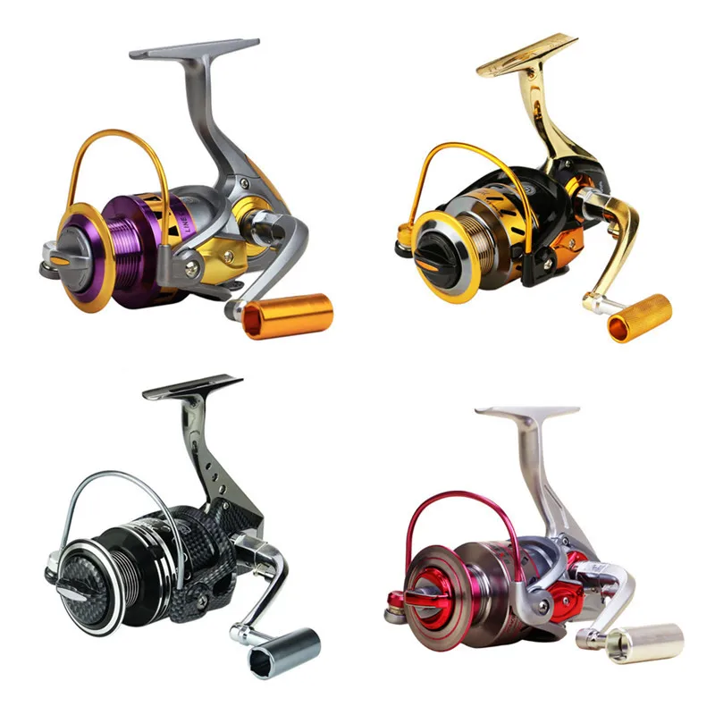 

12 Kinds Brand Quality Spinning Fishing Reel Full Metal High Speed Fishing Line Wheel 1000 2000 3000 4000 5000 6000 7000 On Sale