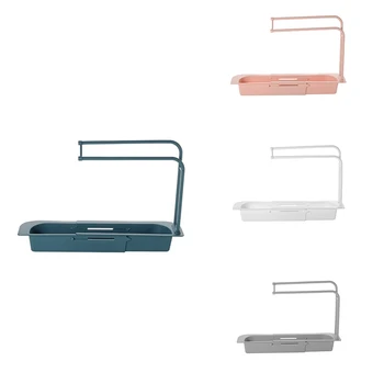 

Telescopic Sink Holder, Sponge Soap Holder Drainer for Home Kitchen
