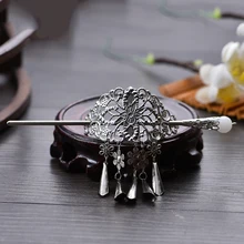 Китайская ручная работа, 1 шт., палочка для волос, 1 пара сережек, 1 зажим, булочка, аксессуар для волос, ювелирный набор сережек для всех девушек и женщин