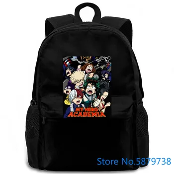 

Youth My Acade MHA 3D Print Kids women men backpack laptop travel school adult student