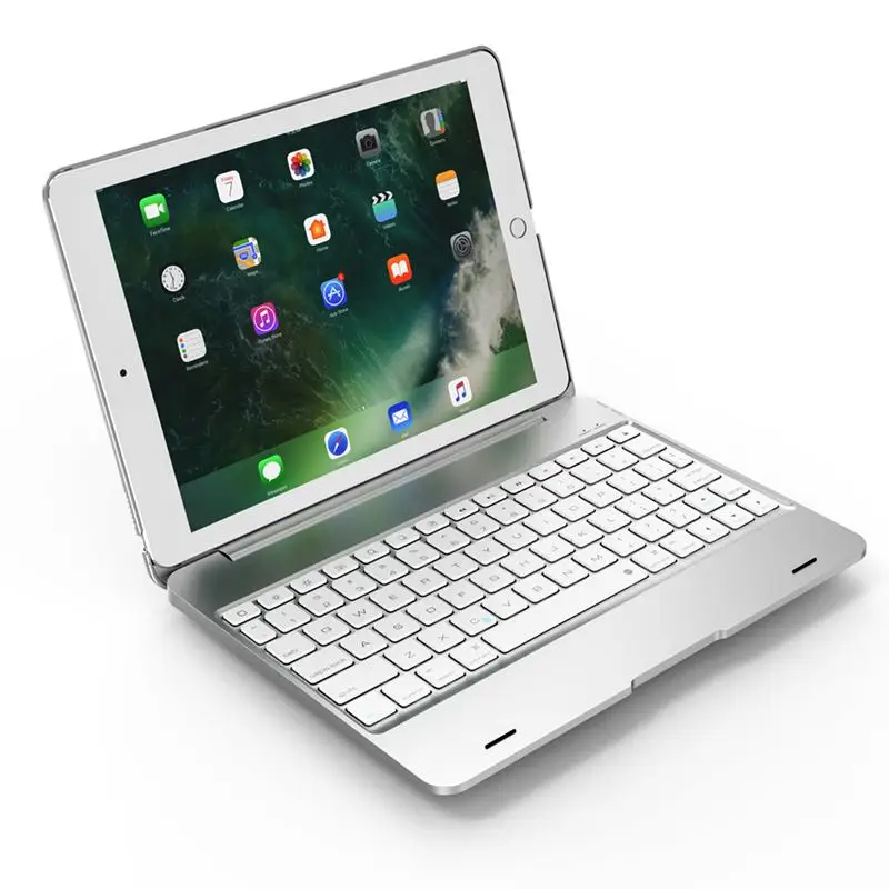 Silver Горячая Распродажа для iPad Pro 9,7 ноутбук флип чехол Bluetooth клавиатура - Цвет: Silver