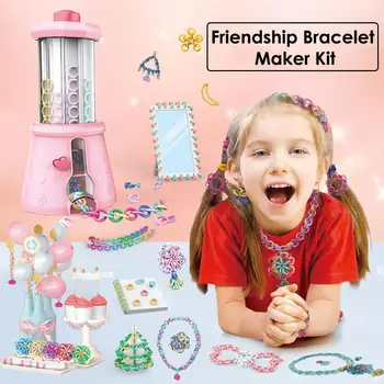 

DIY Bracelet Maker Kit Bead And Knot Bracelet Making Arts And Crafts Toys Gifts For Girls DIY Woven Bracelet