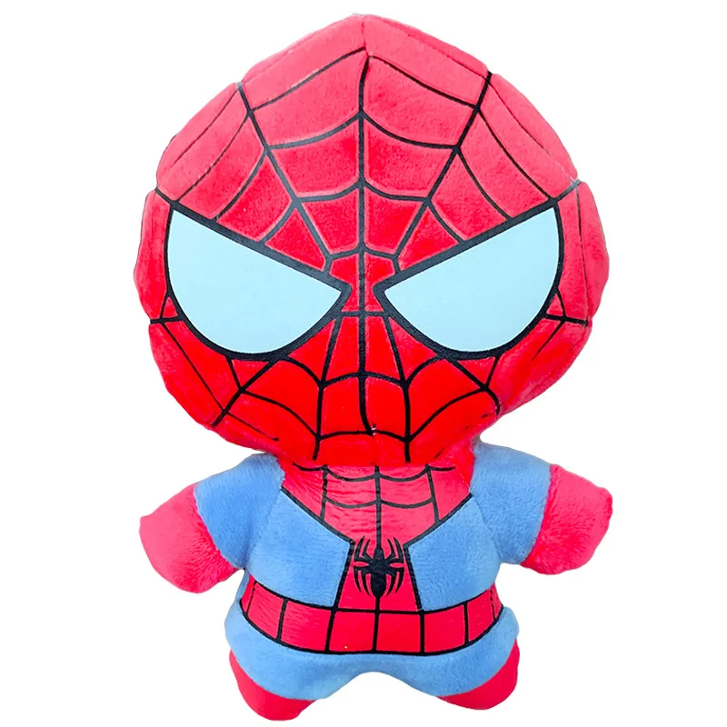 Spiderman 10 см/20 см Jumbo Marvel Герой плюшевая игрушка Человек-паук Капитан Железный человек Халк плюшевая Милая мультяшная кукла для детей Рождественский подарок игрушка - Цвет: Spiderman