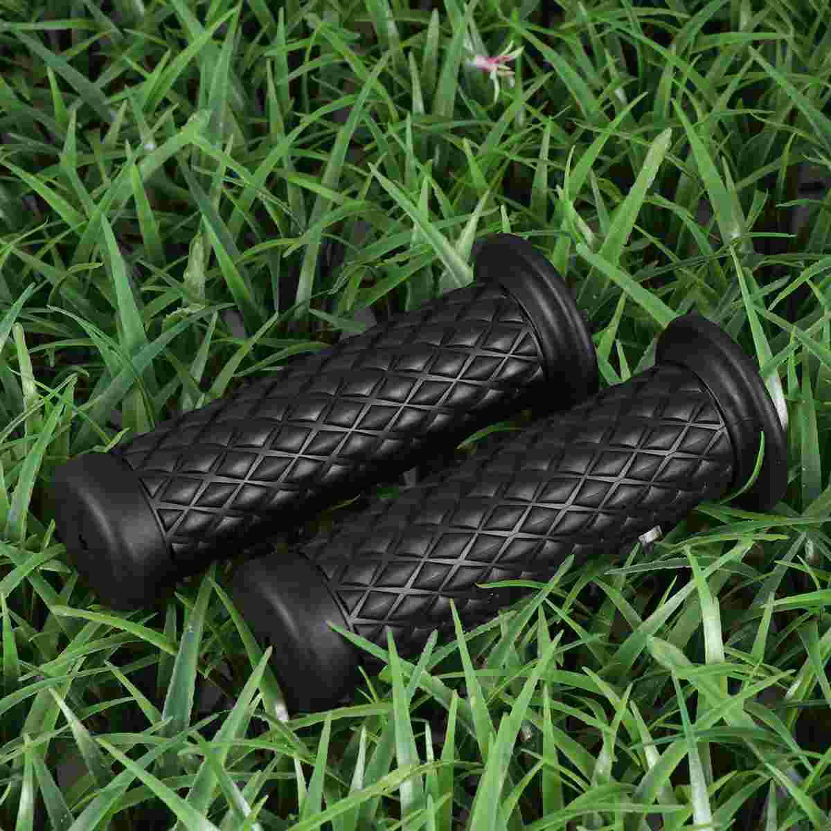 1 Pair Motorcycle Hand Grips Antiskid Rubber Handlebar Hand Grip Bar