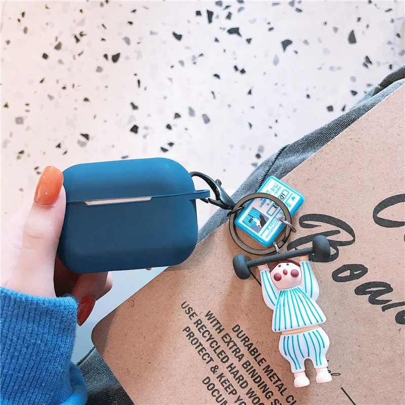  For Airpods Pro Case Silicone Cute Athletes Cartoon Headphone/Earpods Cover For Apple Air pods Pro Case