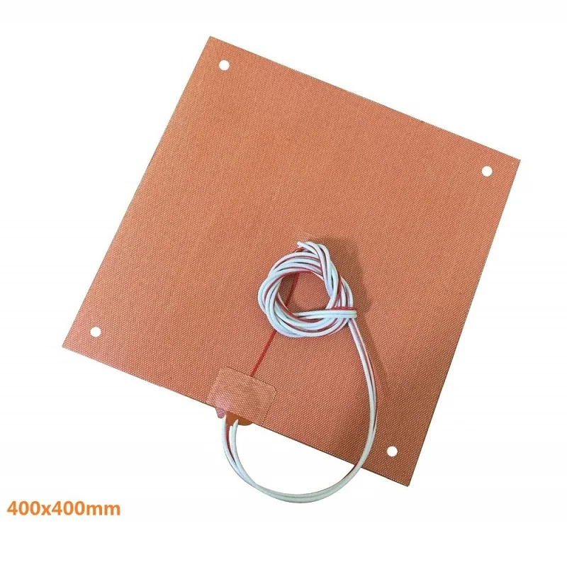 USA Material! CR10 S4 Silicone Heater Pad 400x400mm for CR-10 3D Printer Bed w/Screw Holes Adhesive Backing + NTC100K | Компьютеры и