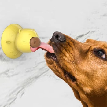 

Dog Chew Toy Pet Dog Lick Molar Toy Suction Cup Pet Toy Slow Feeder For Dog Bathing Grooming Puppy Training Chewing Product
