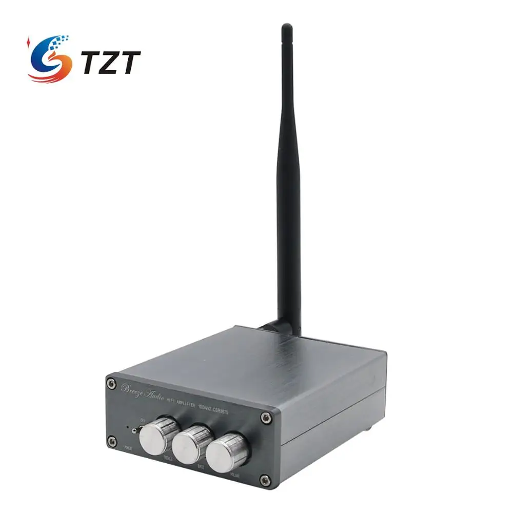 TZT цифровой аудио усилитель TPA3116 100 Вт * 2 HIFI Amp 2-канальный CSR8675 Bluetooth 5 0 BL50A |