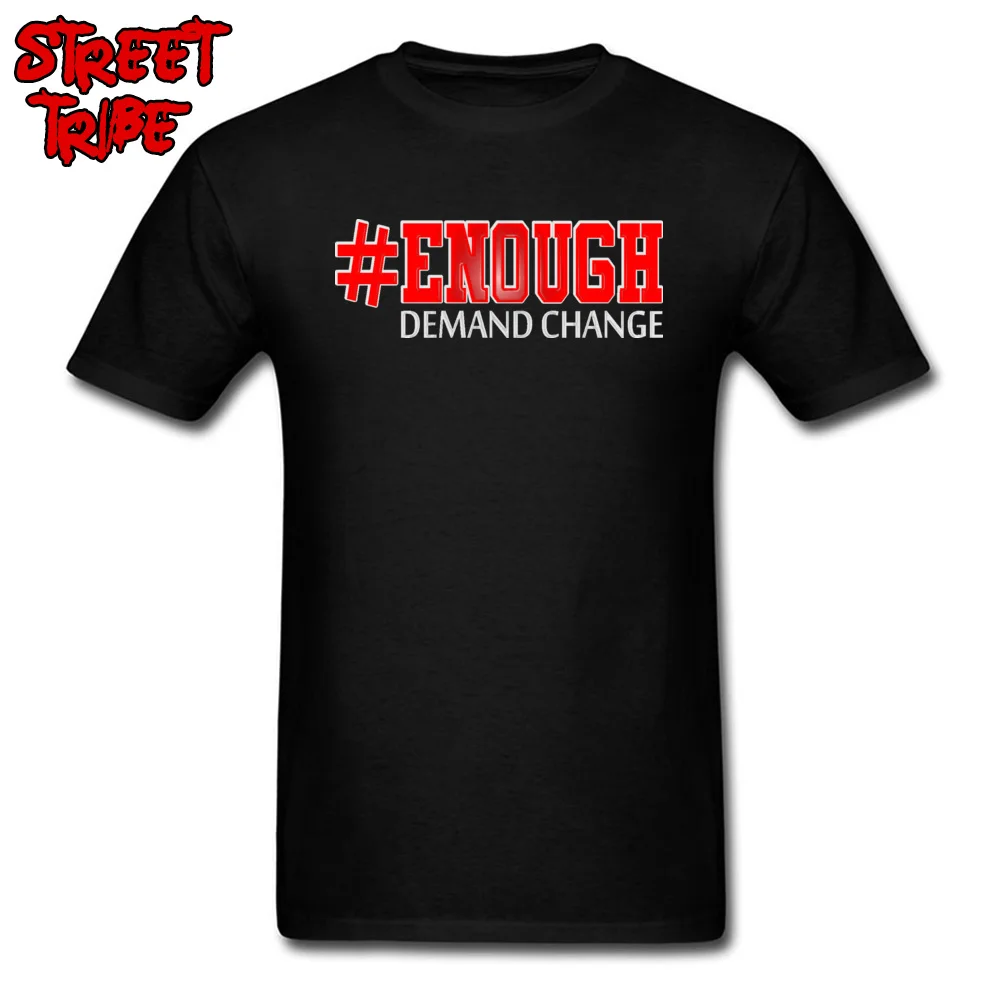 Hip Hop Guys Tee Men Funky T-shirt Street Black T Shirt Skater Letter Tops Cotton Clothes Custom Enough Demand Change |