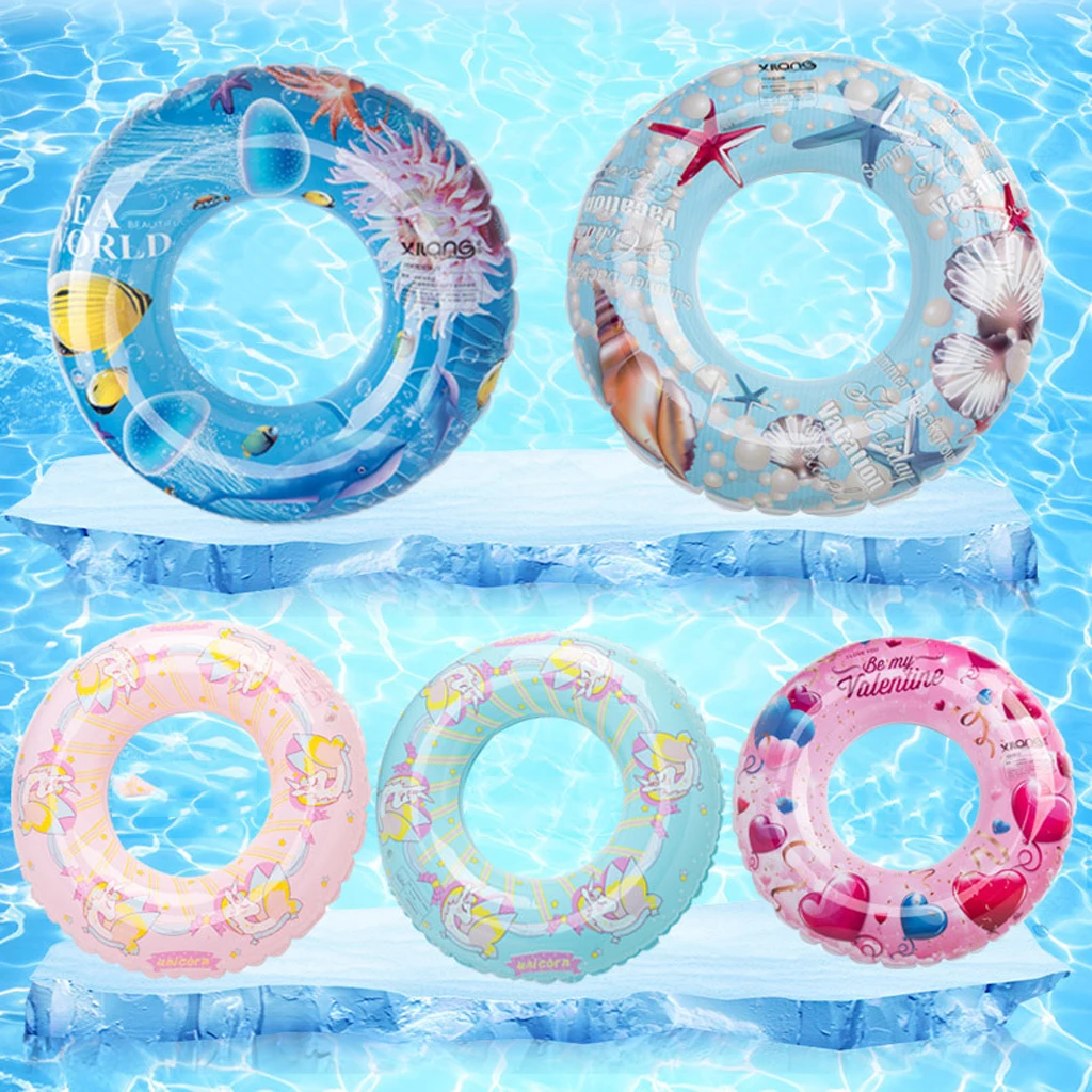 Children Kids Inflatable Floats Swim Ring Summer Water Sports Swimming Fun Toy Water Sports Beach Toy Beach Pool Accessories