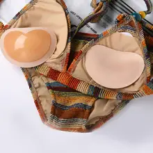 Женский объемный толстый бюстгальтер в форме сердца, Женский силиконовый бюстгальтер, накладка на соски, наклейки Патчи, сексуальный силиконовый и хлопковый светильник, легко надеваемый