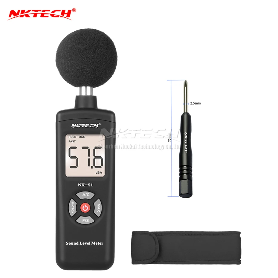 Nktech NK-S1 цифровой ЖК-дисплей шумомер Шум уровень 30-130dB частота 31.5 Гц~ 8 кГц Тесты уровень шума метр Шум метр против MS6708