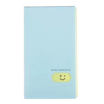 

Smile Business Card Holder Organizer ID Credit Card Case Bag Purse 120 Cards Holder green