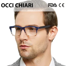 Высококачественные очки, модные квадратные черные мужские оправа для очков ацетат, весенние петли, оправы для очков, мужские W-COLORI