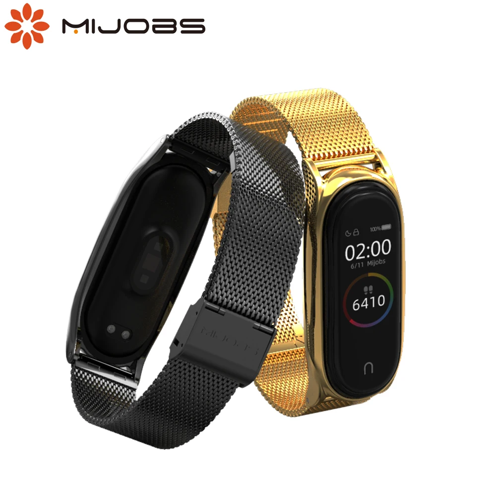 Для Mi Band 5 ремешок металлические браслеты для 4 браслет Opaska силикон Smart Bend 3 Xiaomi Miband