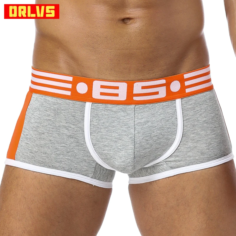 Брендовое Мужское нижнее белье боксеры сексуальные хлопковые Cuecas Мужские