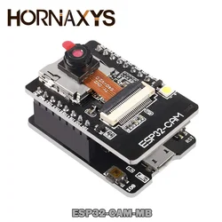 ESP32-CAM-MB WIFI ESP32 CAM Bluetooth Development Board with OV2640 Camera MICRO USB to Serial Port CH340G 4.75V-5.25V Nodemcu
