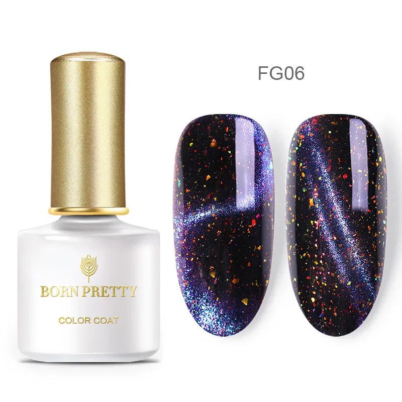 BP-FG06 BORN PRETTY градиент 3D Гель-лак для использования с магнитом 6 мл глаз хамелеона кота Ультрафиолетовый гель с блестками Сияющий эффект Гель-лак для нейл-арта лак - Цвет: BP-FG06