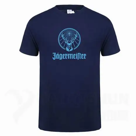 Мужская футболка с логотипом Jagermeister Music Tour, высокое качество, модная эксклюзивная футболка из хлопка, 16 цветов, унисекс, уличная одежда, Harajuku