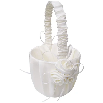 

Flower Girl Basket Sea five star Wedding Collection Traditional White