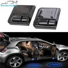 2 шт. Автомобильный Дверной Добро пожаловать светодиодный светильник Лазерная Тень логотип проектор украшение автомобиля светильник для Toyota VW BMW Benz Honda Audi hyundai автомобили