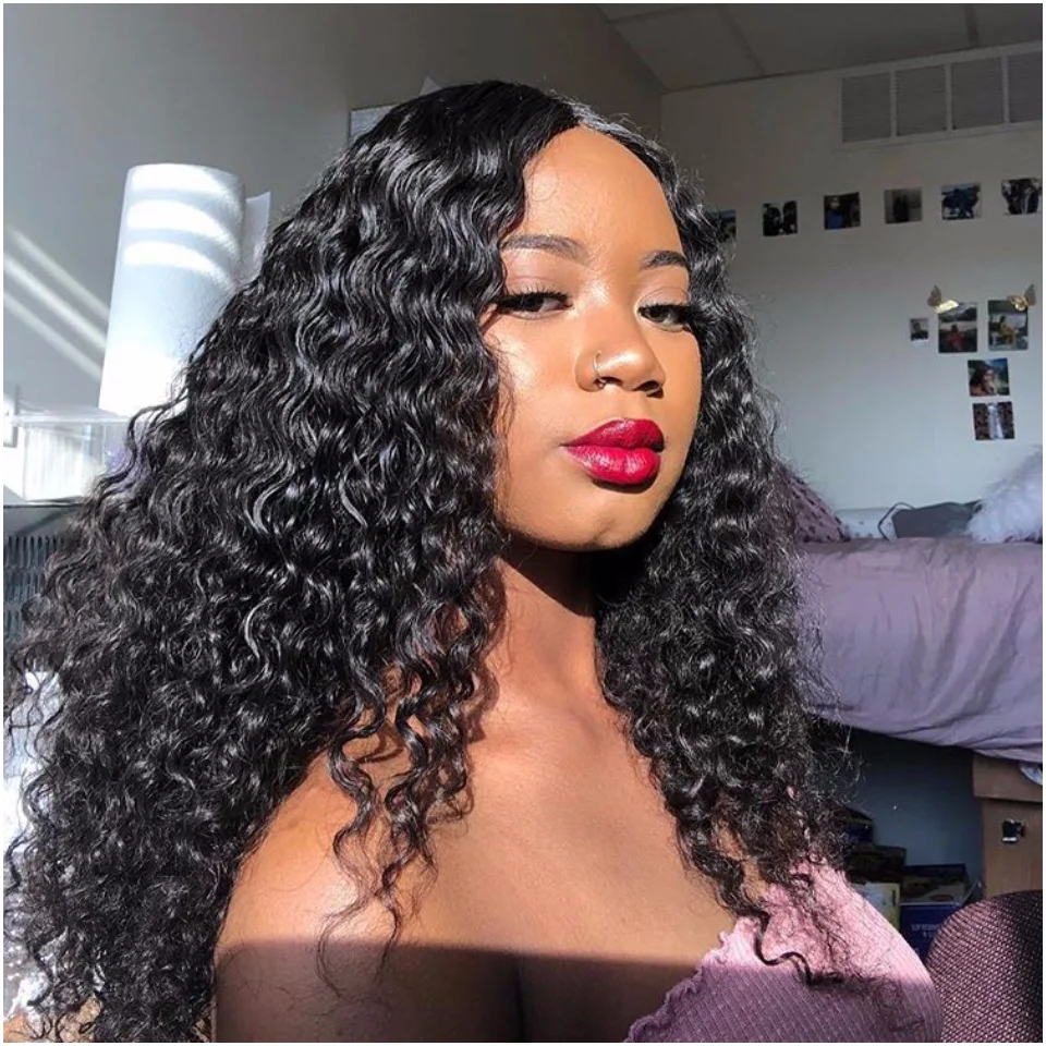 Бразильские человеческие волосы Promqueen Remy волнистые кудрявые пряди 100%