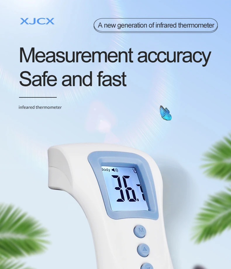 

Forehead Thermometer Non Contact Infrared Thermometer Body Temperature Fever Digital Measure Tool For Baby Adult