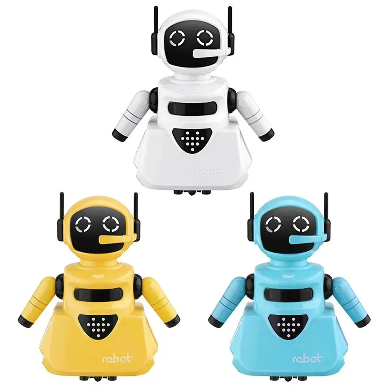 JJRC мини-робот для отслеживания линий DIY Gesture Mini Smart RC робот Сияющий светильник
