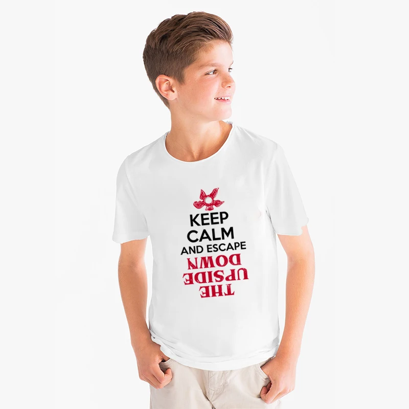 14 Camiseta/футболка «странные вещи»; Детские футболки для мальчиков и девочек; футболка с круглым вырезом и принтом; одежда для малышей; Повседневная футболка; топы с короткими рукавами - Цвет: 14