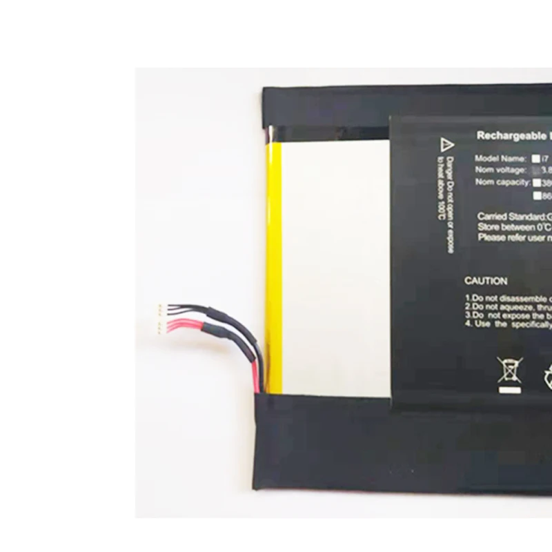3,7 V литий-полимерный аккумулятор PL3710398P* Американская классификация проводов 2р Батарея для chuwi Lapbook 15,6 планшетный ПК аккумулятор 6-Отсоединяемый провод