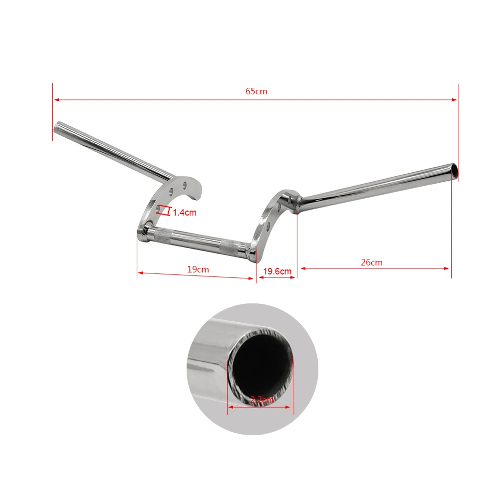 Передний руль 7/8 дюйма 22 мм для Yamaha VStar 400 650 1100 1300 Virago Xv 250 535 750 1100|22mm handlebar|handlebar 22mm22mm