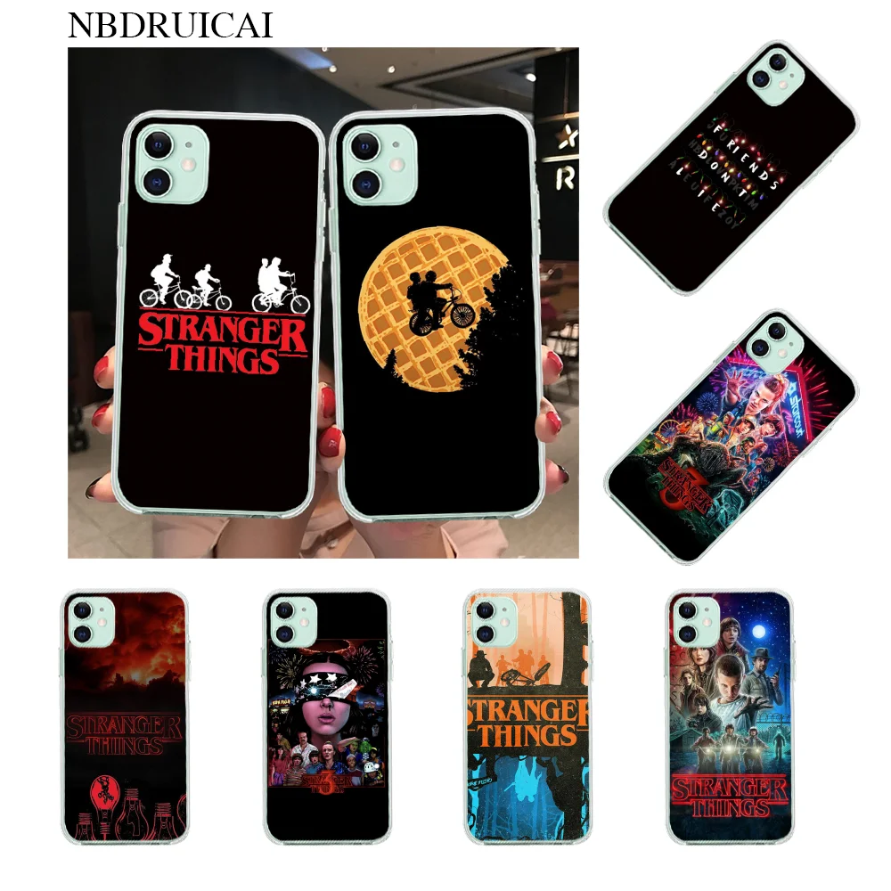 Чехол для телефона NBDRUICAI Stranger Things чехол iPhone 11 pro XS MAX 8 7 6 6S Plus X 5S SE XR|Бамперы| |