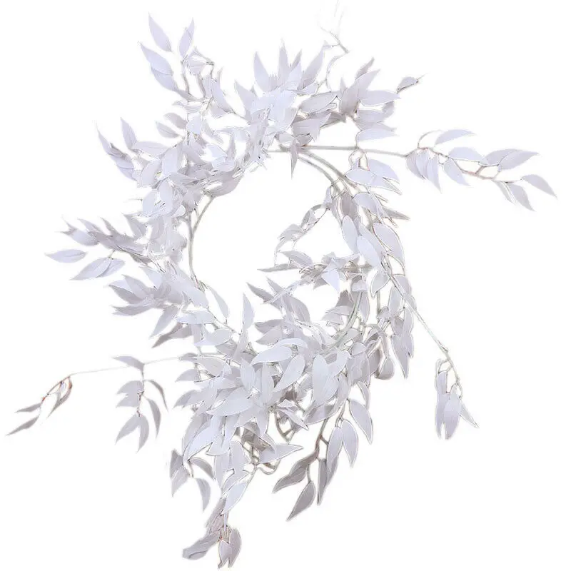 Artificial Fake Eucalyptus Garland Long Leaf Plants Greenery Foliage Home Decor - Цвет: D1