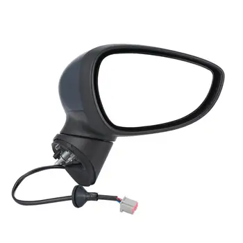 

For Ford for Fiesta Left or right Passenger Side Electric Door Wing Mirror Primed Cover Rearview Mirror Car Accessories