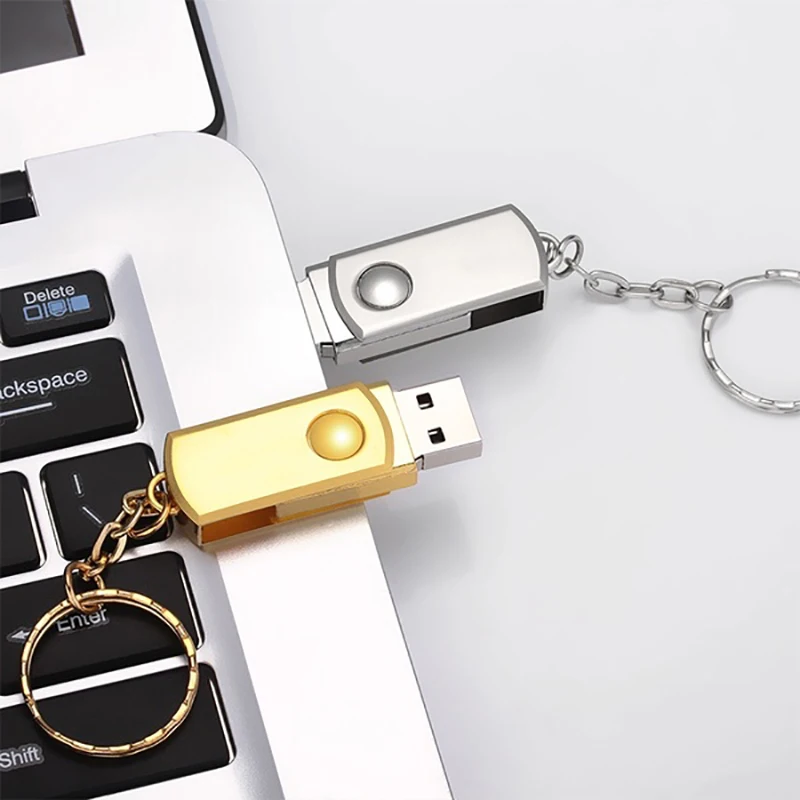Поворотный usb-накопитель флэш-накопитель металлическая коробка для хранения Usb 3,0 флеш-накопитель 128 ГБ usb-носитель флешки 16 Гб оперативной памяти, 32 Гб встроенной памяти, 8 ГБ/4 ГБ/64 ГБ флеш-накопитель
