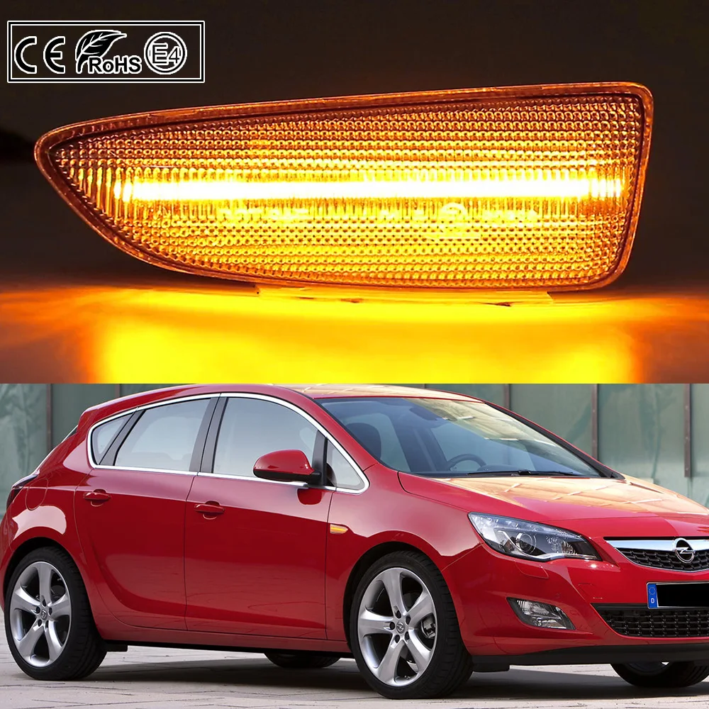 Светодиодный, боковой, габаритный фонарь указателя поворота для Opel Astra J K Insignia B Zafira C Crossland X