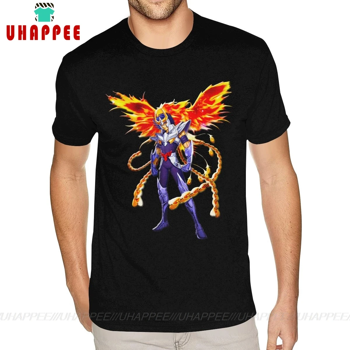 Футболка с изображением Рыцари зодиака Ikki Phoenix Saint Seiya 4XL футболка для мальчиков|Футболки| |