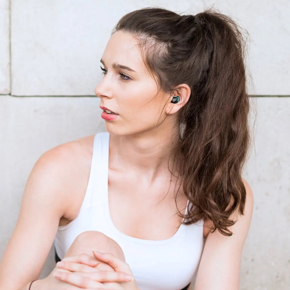 S15 Wireless Earphone LED Power Display With Charging Station 5 0 Stereo Sports Earbuds Sports Headphones