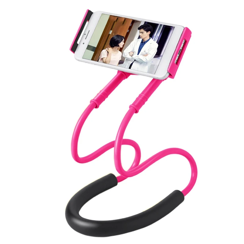  Multi-Funktion Flexible Handy Halter Hals Faul Halterung Bett 360 Grad Handys Halter Stehen für iPh