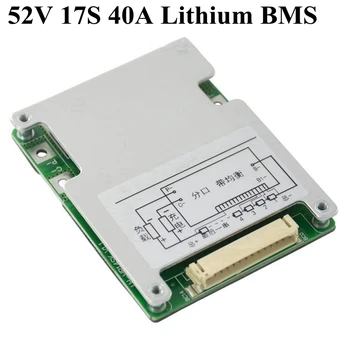 

52V 17S 40A Lithium Constant BMS/PCM/PCB Battery Protection Board Lithium 51.8v 50A Same Port BMS Fo 48v 750w Bicycles Scooter