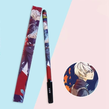 

1Pcs Cartoon Japanese Anime My Hero Academia Naruto Gel Pens Stationery Gift 0.5mm Signature Pens