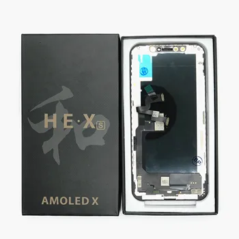 

AAA+++ phone LCD For iPhon e X LCD AMOLED Display With 3D Touch Screen Assembly Replacement For iPhon e X XS XR