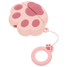 

Silicone Cat Paw Earphone Box Practical Headset Protector Compatible for Airpods Pro3