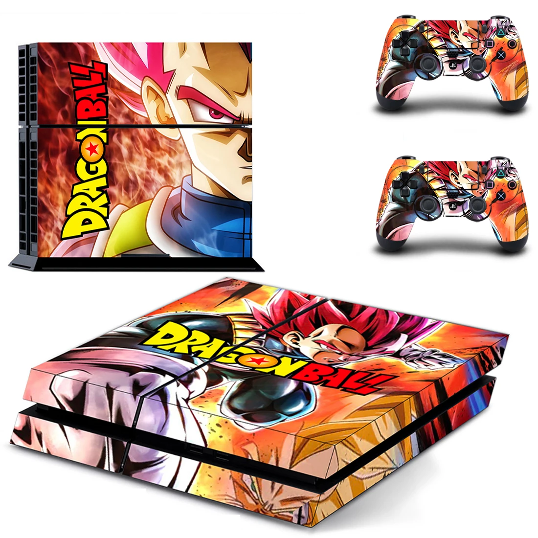 Dragon Ball полное покрытие PS4 наклейка s Play station 4 Кожа Наклейка для playstation 4 PS4 консоль и контроллер Скины Виниловые