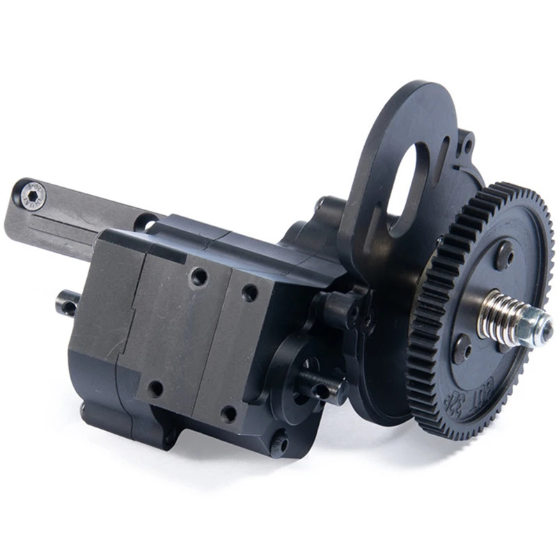 Metal CNC Chassis / Gear Box Transfer Case Center Gearbox Transmission Case 2 Speed for 1/10 Axial SCX10 Wraith 90018 RC Crawler