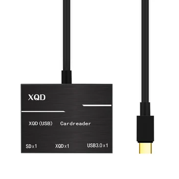 

XQD/SD Card Reader USB-C HUB High Speed Card Reader USB 3.0 Card Readers LED Indicator Support Hot Swapping