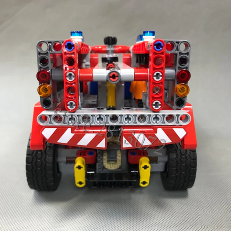 10824 серии Technic, первый ответчик, 513 шт., строительные блоки, кирпичи, игрушки, совместимые с 42075 20079